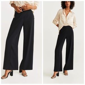 Linda Allard Ellen Tracy Black Straight Formal Suit Pants Size 14.